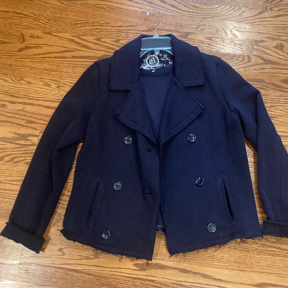 Gap Navy Double Breasted Style Jacket - image 1